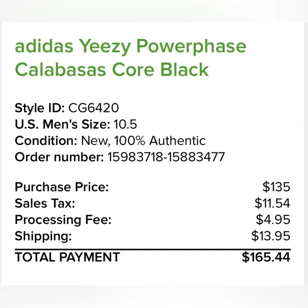 Adidas Yeezy Powerphase Sneaker - Picture 12 of 12